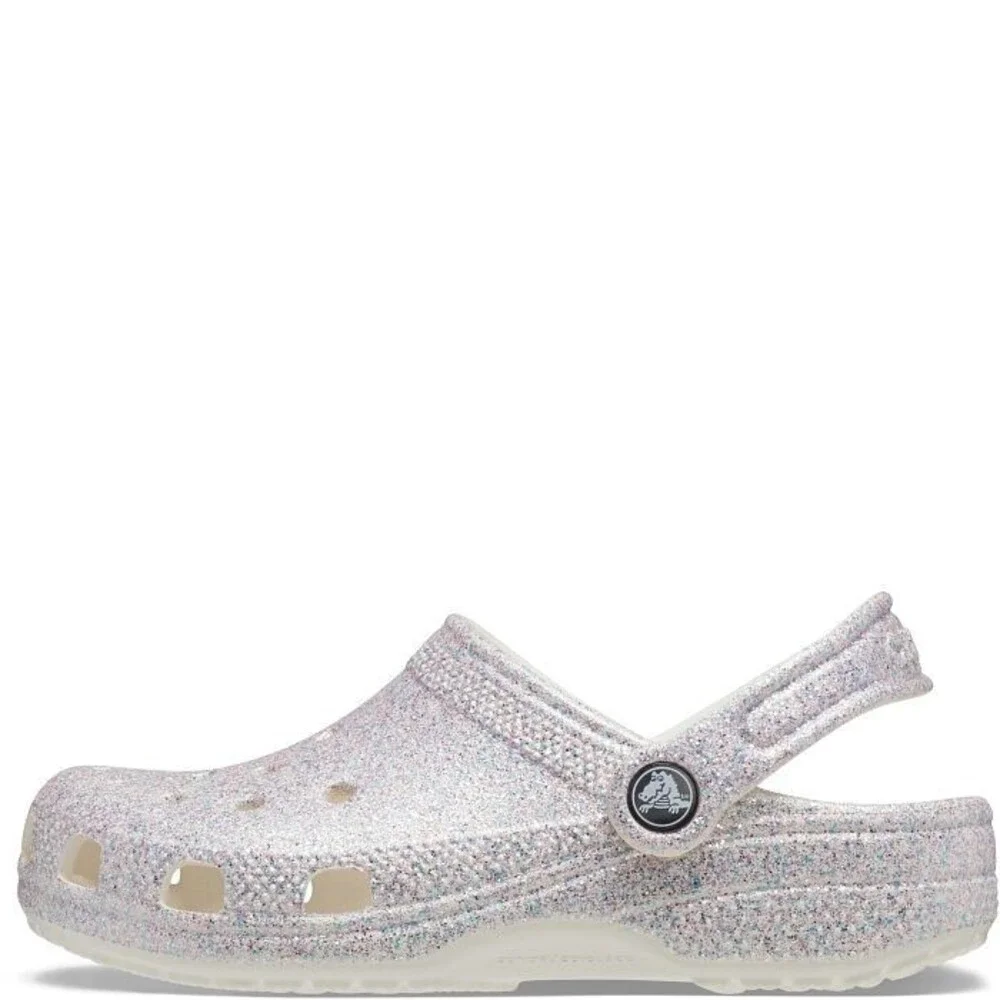Crocs Classic 206993-9DI Clogs Kids US 5Y Mystic Glitter Comfort Shoes QLW301